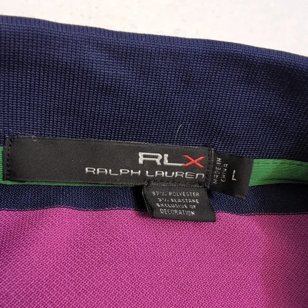 RLX Ralph Lauren Polo Shirt Men L S/S Golf US Open Championships Pinehurst No. 2